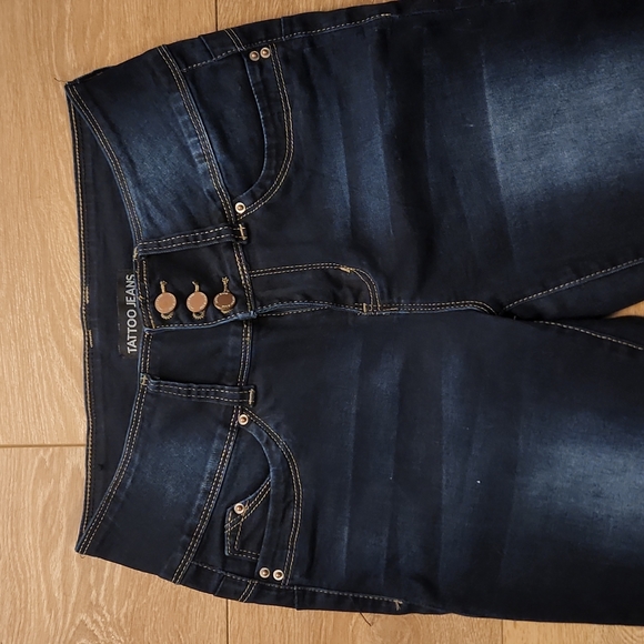 Tattoo Jeans skinny ankle jeans Sz 9 - Picture 2 of 4